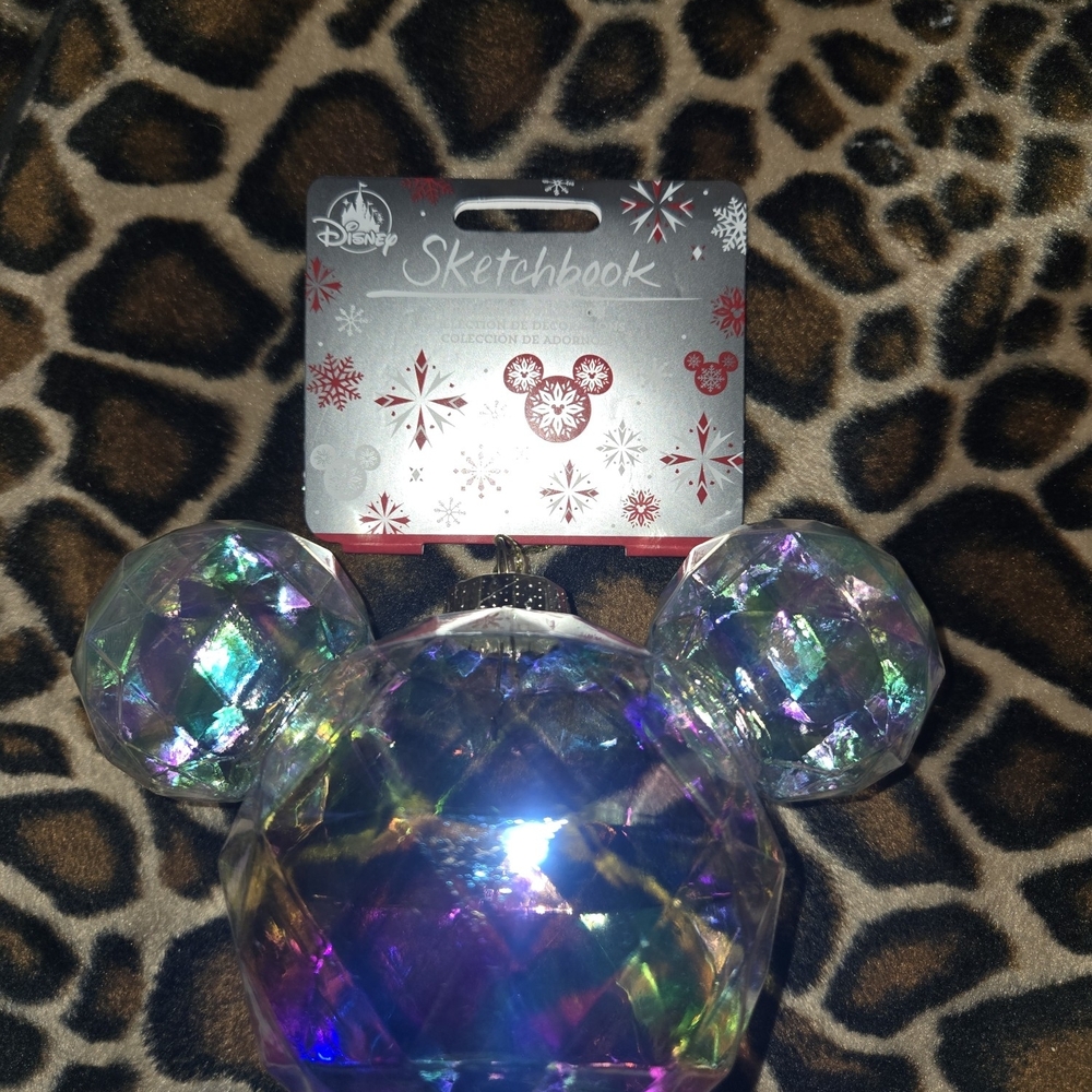 Disney Sketchbook Multicolor Crystal Ornament